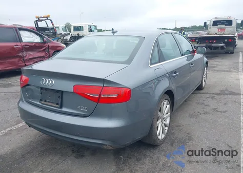 2013 Audi A4 2.0T Premium из США, поврежденный, VIN WAUFFAFL0DN008542